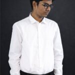 Mens Casual Shirts - 100% Cotton White Shirt for Man