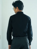 Mens Casual Shirts - 100% Cotton Black Shirt for Man - Image 7