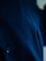 Mens Casual Shirts - 100% Cotton Blue Shirt for Man - Image 3