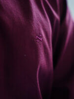 Mens Casual Shirts - 100% Cotton Maroon Shirt for Man - Image 8