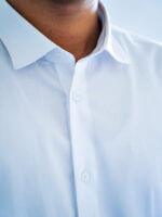 Mens Casual Shirts - 100% Cotton White Shirt for Man - Image 5