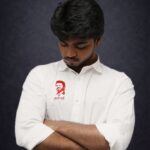 Mens Casual Shirts - 100% Cotton Vijay Shirt for Man (Red Embroidery)